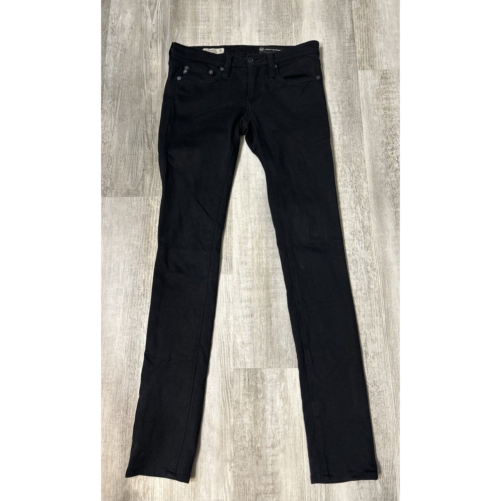 AG Adriano Goldschmied The Legging Super Skinny Leggings Women Black Stretch 24R